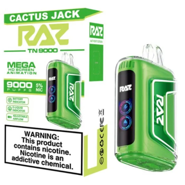 RAZ TN9000 Cactus Jack | RAZ VAPES WEBSITE