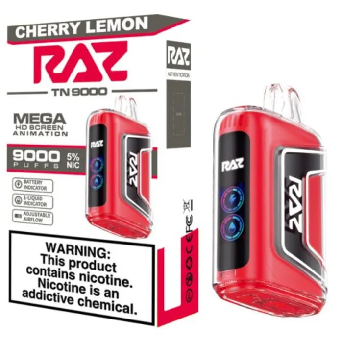 RAZ TN9000 Cherry Lemon | RAZ VAPES WEBSITE