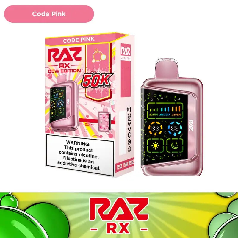 RAZ RX 50K Code Pink | RAZ VAPES WEBSITE
