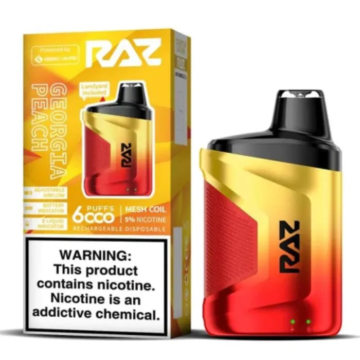 RAZ TN9000 Georgia Peach | RAZ VAPES WEBSITE