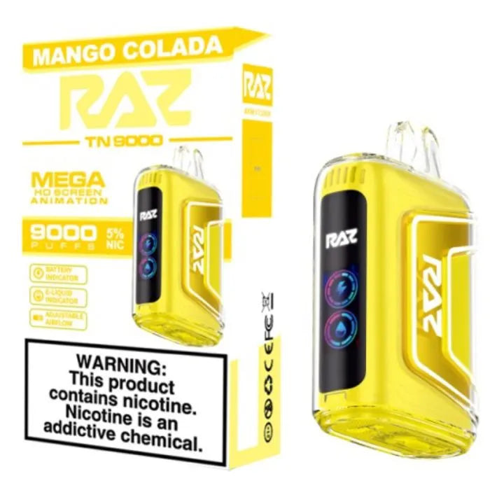 RAZ TN9000 Mango Colada | RAZ VAPES WEBSITE