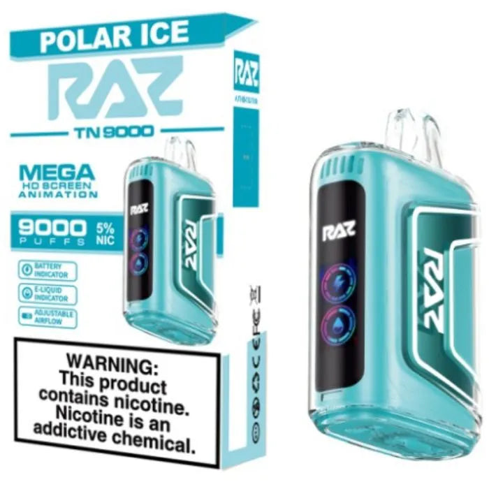 RAZ TN9000 Polar Ice | RAZ VAPES WEBSITE