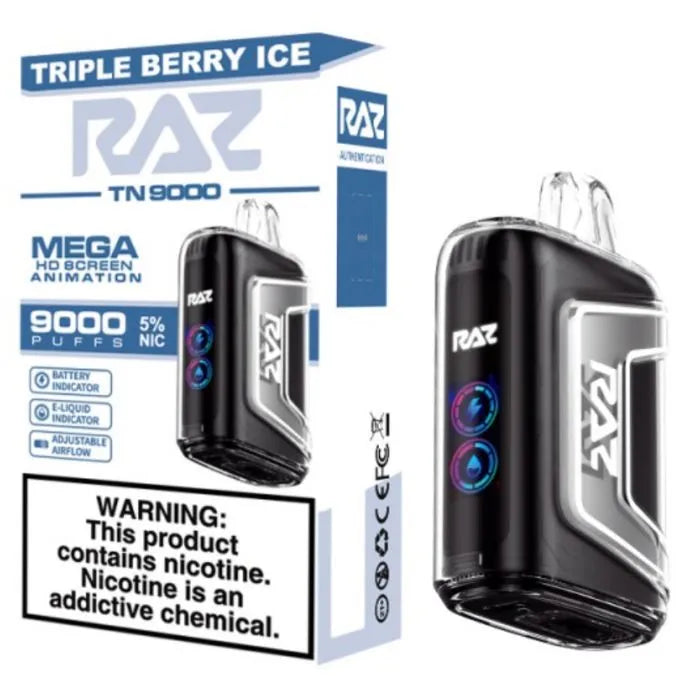 RAZ TN9000 Triple Berry Ice | RAZ VAPES WEBSITE