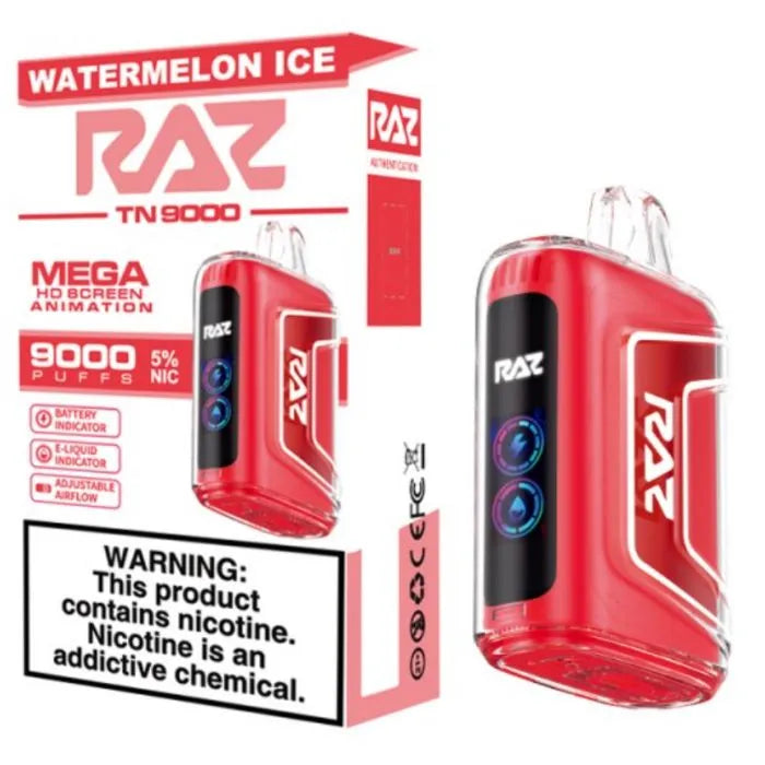 RAZ TN9000 Watermelon Ice | RAZ VAPES WEBSITE